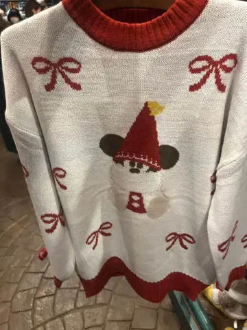 디즈니 크리스마스 2025 릴린린 스웨터