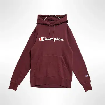 챔피온 남성용 후드 맨투맨 L M 코튼 보르도 새상품급