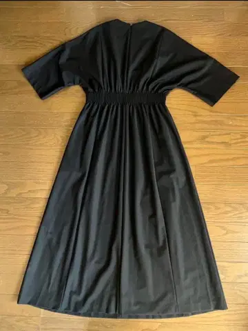 울 혼방 소재 에브르 원피스 36 블랙