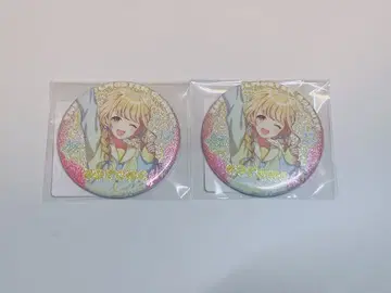 학원 아이돌 마스터 dmm 스크래치 글리터 캔뱃지 후지타 코토네 2점