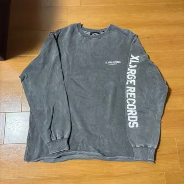 XLARGE RECORDS 롱 슬리브 트레이닝복 그레이