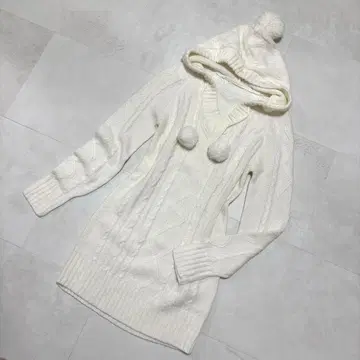 00s 니트 미니 원피스 헤이세이 갸루 y2k 아카이브 페어리 모자 꽁지