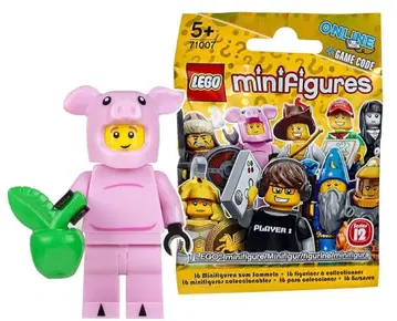레고 미니 피규어 시리즈 12 돼지 인형옷 미니 피규어