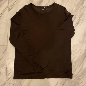 ATON 에이통 울 코튼 롱 슬리브 티셔츠