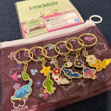 피크민 키링 6개 세트 제일복권