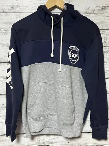 지스타 로우 후드티 네이비/그레이