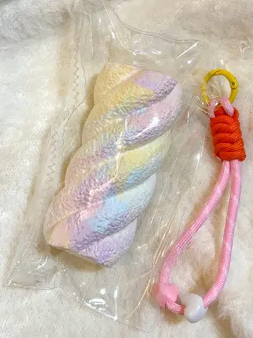 마쉬멜로우 스트랩 포함 스퀴즈 쪼물쪼물