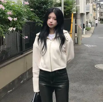 emmy 무스탕 터치 2WAY 자켓 무스탕 자켓