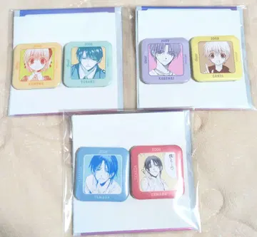 후지와라 코코아 컬렉션 deer 트레이딩 미니 캔뱃지 세트