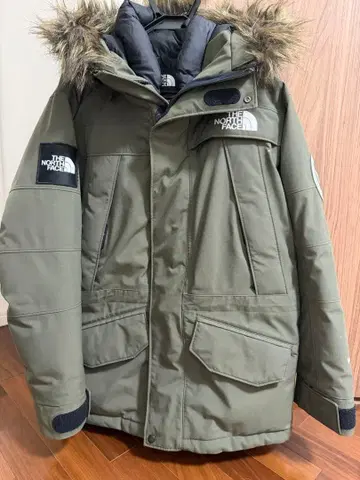 THE NORTH FACE 언터크티카 후드티 다운 코트 M
