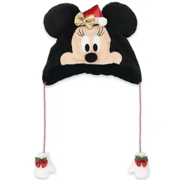 미니 마우스 산타 모자 플리스