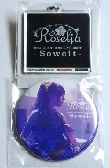 나카지마 유키 캔뱃지 Roselia -Soweit-