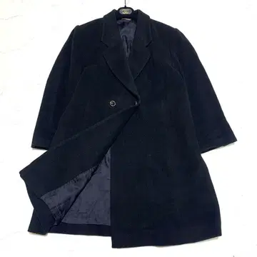 시티 엘레강스 고급 두툼한 퓨어 캐시미어 100% 코트