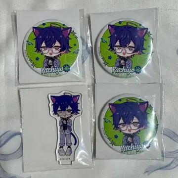 18TRIP 에이트리 피리 부는 야치요 마네키네코 캔뱃지 아크릴 스탠드