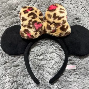 디즈니 레오파드 무늬 머리띠
