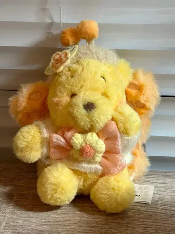상하이 디즈니 곰돌이 푸 봉제 인형 키체인