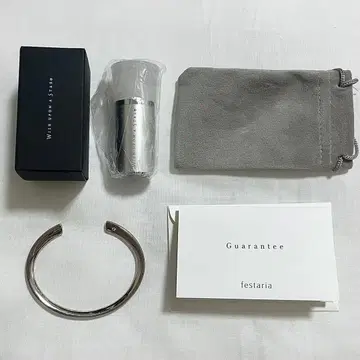 보증 기간 내 festaria 이세탄 한정 다이아몬드 뱅글 M 사이즈