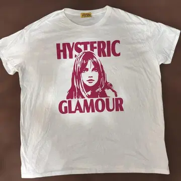 HYSTERIC GLAMOUR 프린트 T셔츠 화이트