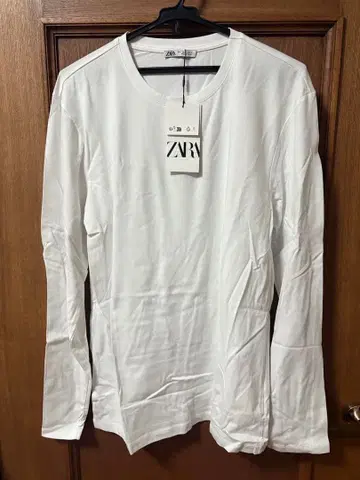 ZARA 자라 롱T셔츠 긴팔T셔츠 화이트 L사이즈 택 포함 새상품