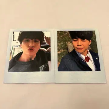 BTS 정국 지민 화양연화 YOUNGFOREVER 폴라로이드 꾹