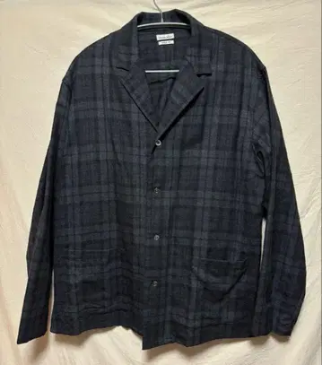 스티븐 알란 다크 그레이 체크 자켓