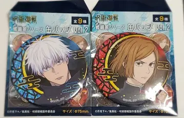 주술회전 고죠 사토루 쿠기사키 노바라 나전칠기풍 시리즈 캔뱃지