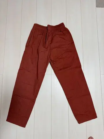 적갈색 이지 팬츠 허리밴딩