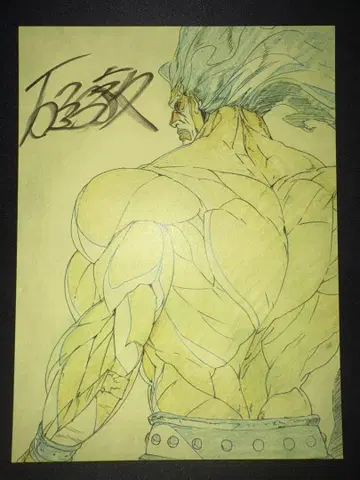 fate UBW 친필 사인 버서커 빅 엽서 이카리야 아츠시