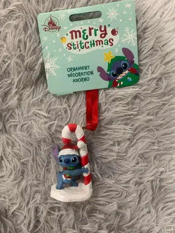 디즈니 스토어 크리스마스 오너먼트 스티치
