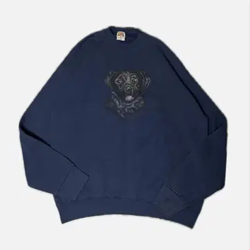 90s 빈티지 맨투맨 도그 래브라도 리트리버 푸르츠 오브 더 룸