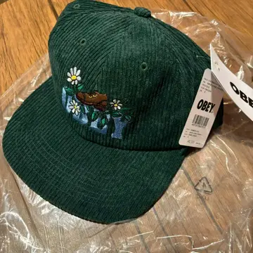 OBEY 오베이 다크 그린 야구 모자