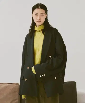 soerte 오버사이즈 6버튼 어소트 블레이저 네이비 컬러