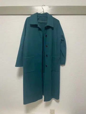 그린 롱 코트 F 사이즈