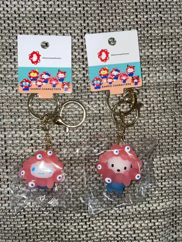 오사카 엑스포 산리오 미야쿠미야쿠 클리어 키링 포차코 & 시나모롤