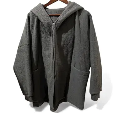 레어 Edwina Horl 엘리펀트형 압박 오버 사이즈 지퍼 후드티