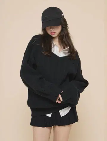 andmary Agatha blouse set up black