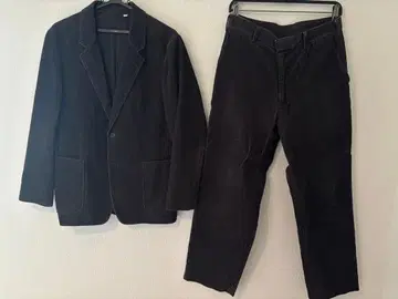 다크 그레이 코듀로이 자켓 셋업 UNIQLO U 완판템