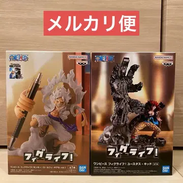 새상품 미개봉 ONE PIECE 피그라이프 키드 루피 2개 세트