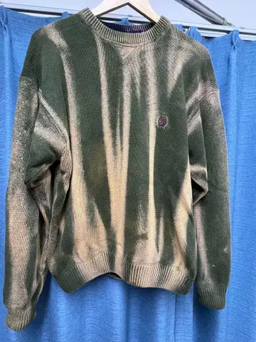 TOMMY HILFIGER 90s 타미힐피거 코튼 니트 스웨터