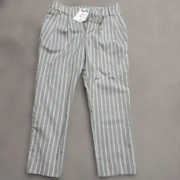 jayro 스트라이프 캐주얼 팬츠 M 사이즈 그레이