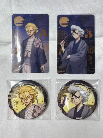 Dr.STONE 스탠리 제노 캔뱃지 클리어 카드 마네키네코