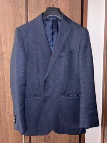 UNIVERSAL LANGUAGE 네이비 비즈니스 정장 자켓