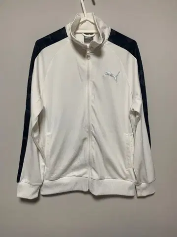 푸마 화이트 집업 자켓