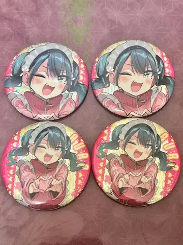 배드 걸 저지 메이드 캔뱃지 루리하 루라 4점