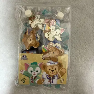 홍콩 디즈니 더피 젤라토니 랜야드 핀 배지