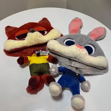 디즈니 주토피아 주디 닉 팬캡 상하이 디즈니 모자