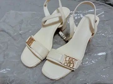 [컨디션 최상] RANDA 모노그램 스트랩 샌들 S