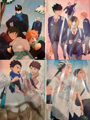 하이큐 클리어 파일 카라스노 네코마 후쿠로다니 아오바죠사이