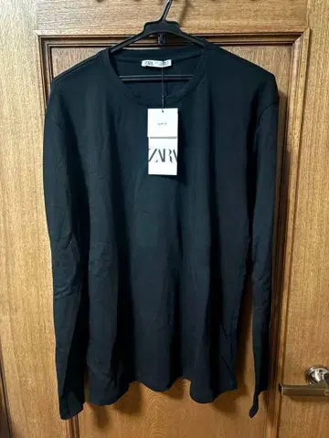 ZARA 자라 롱 T셔츠 긴팔T셔츠 블랙 L사이즈 택 포함 새상품