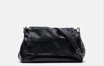 ZARA 락 플랩 숄더백 블랙